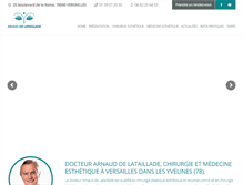 Tablet Screenshot of plastique-esthetique-visage.com